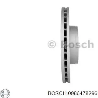 Передние тормозные диски 0986478296 Bosch