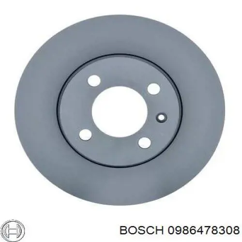 0 986 478 308 Bosch диск тормозной передний