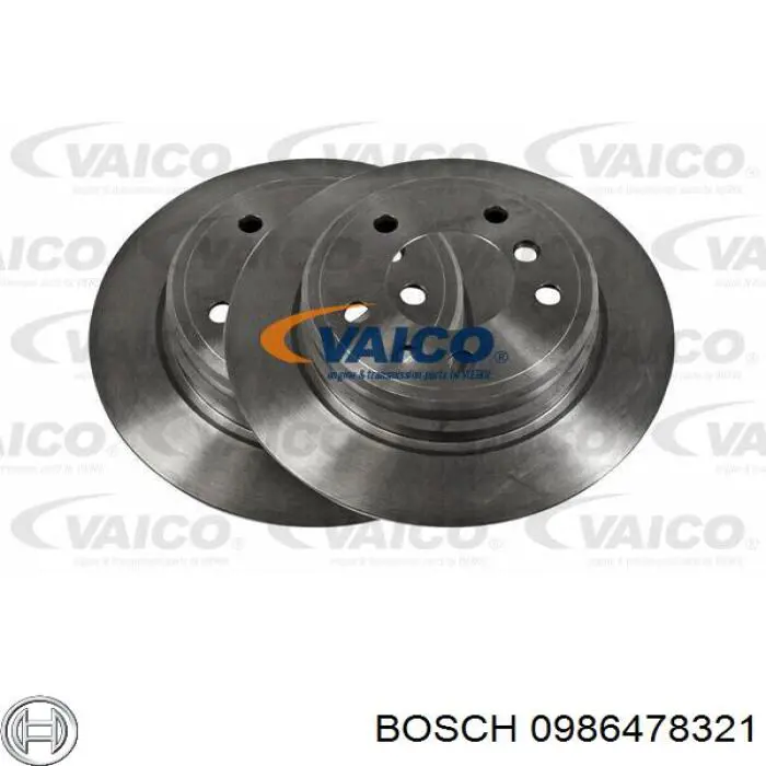 0986478321 Bosch Дисковый тормоз