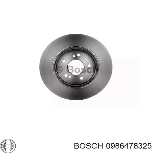 Тормозные диски 0986478325 Bosch