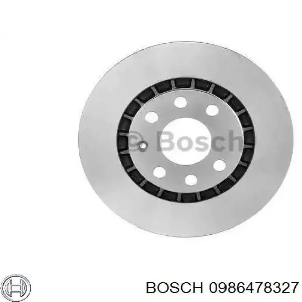 0986478327 Bosch диск тормозной передний
