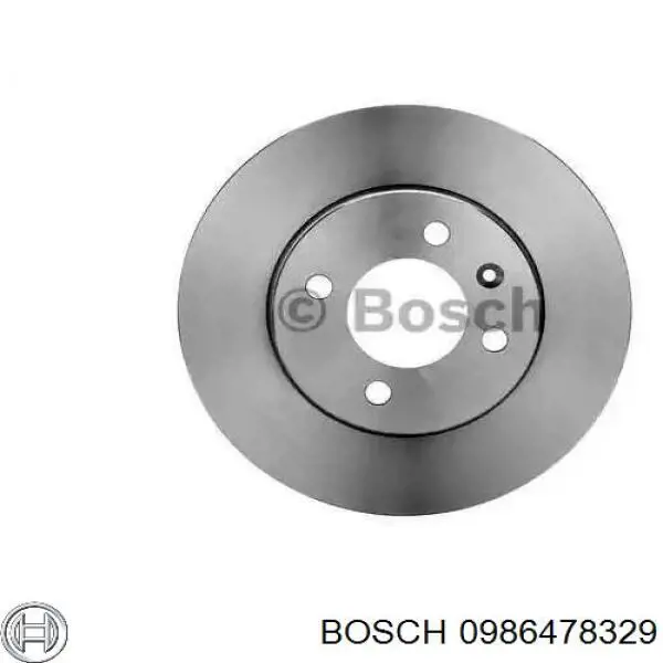 0986478329 Bosch диск тормозной передний