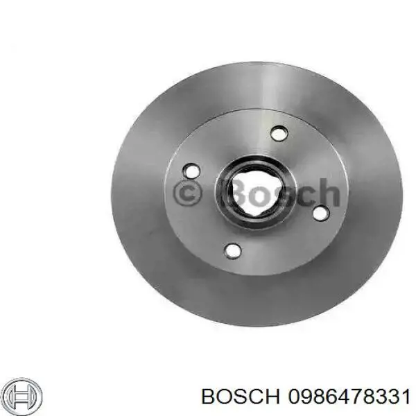 Тормозные диски 0986478331 Bosch