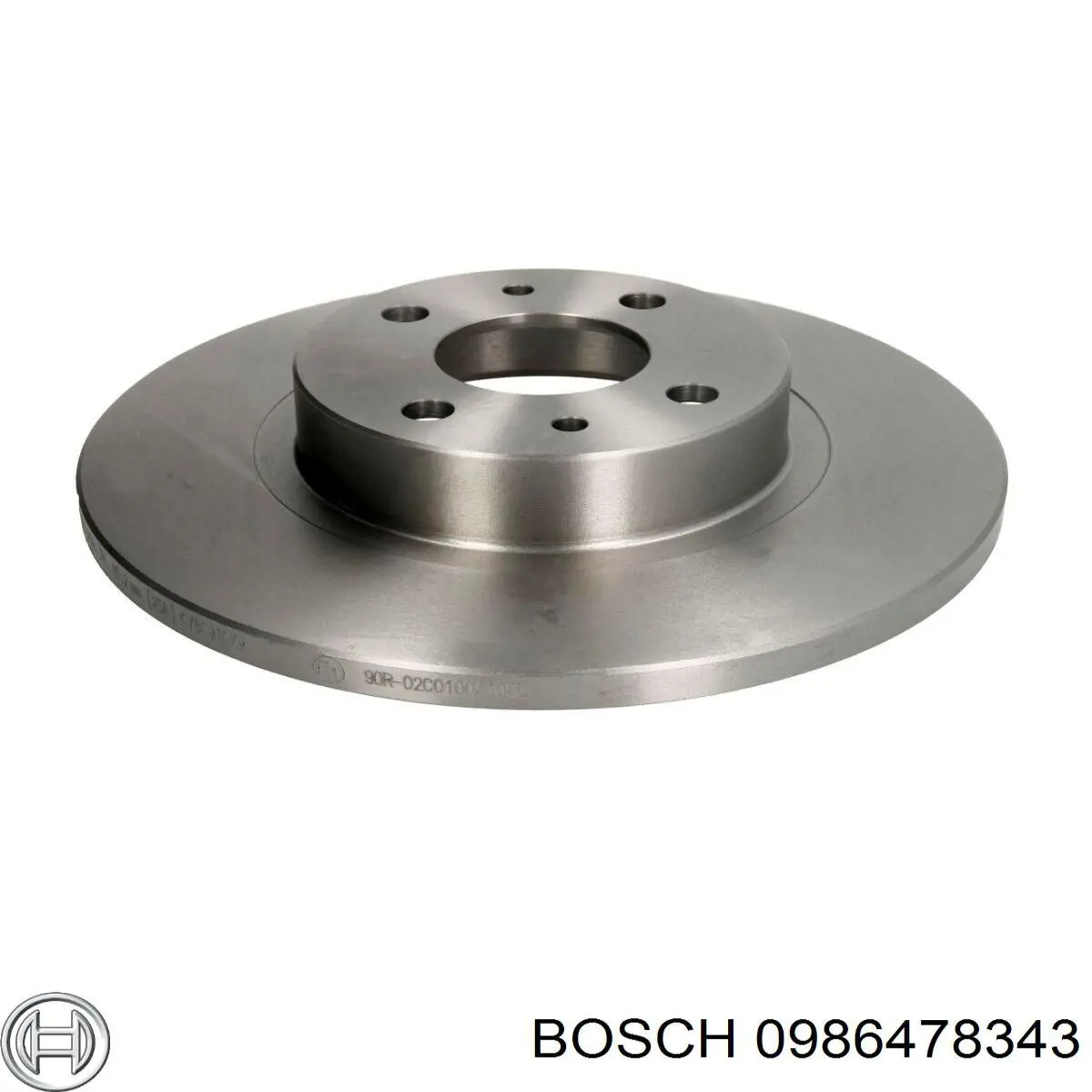 0 986 478 343 Bosch диск тормозной передний