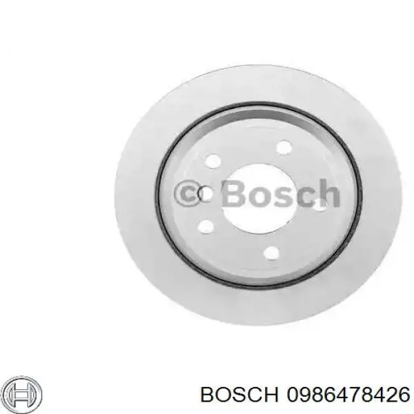 0986478426 Bosch диск тормозной задний