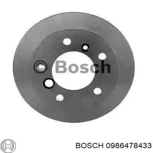 Тормозные диски 0986478433 Bosch