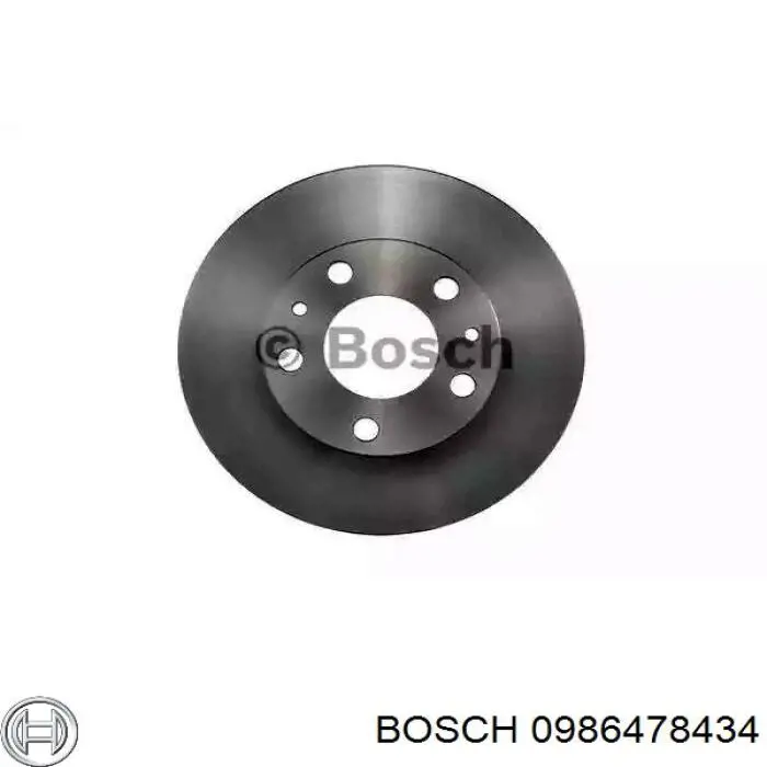 0986478434 Bosch диск тормозной передний