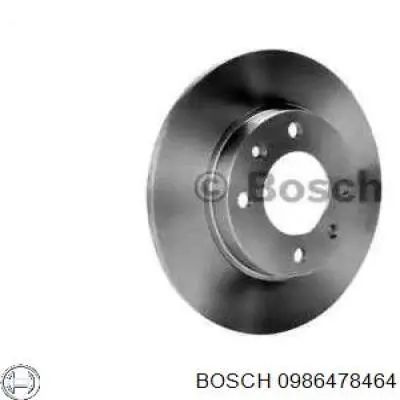 0 986 478 464 Bosch диск тормозной задний