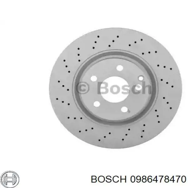 Передние тормозные диски 0986478470 Bosch