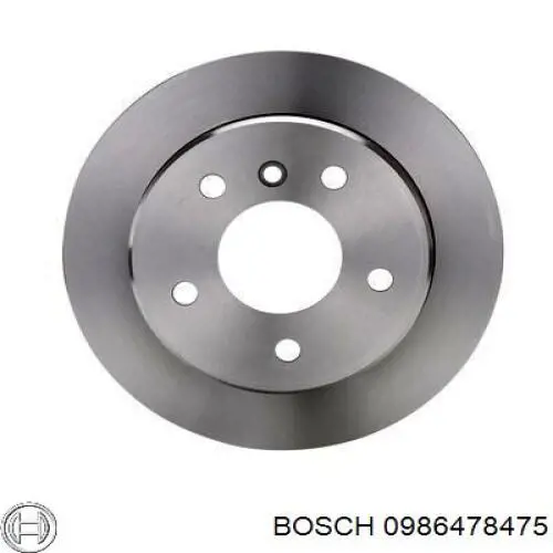 Тормозные диски 0986478475 Bosch