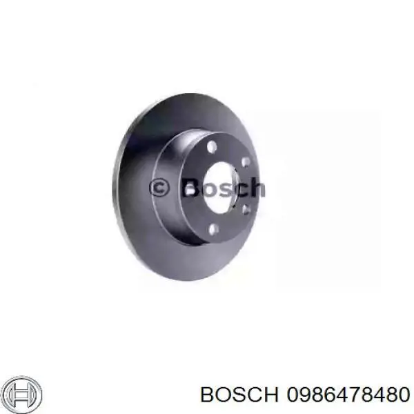 Тормозные диски 0986478480 Bosch