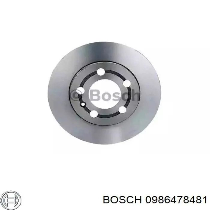 Тормозные диски 0986478481 Bosch