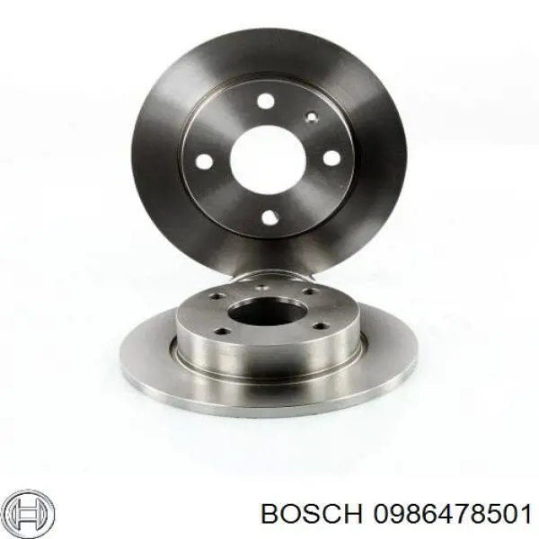 0986478501 Bosch диск тормозной передний