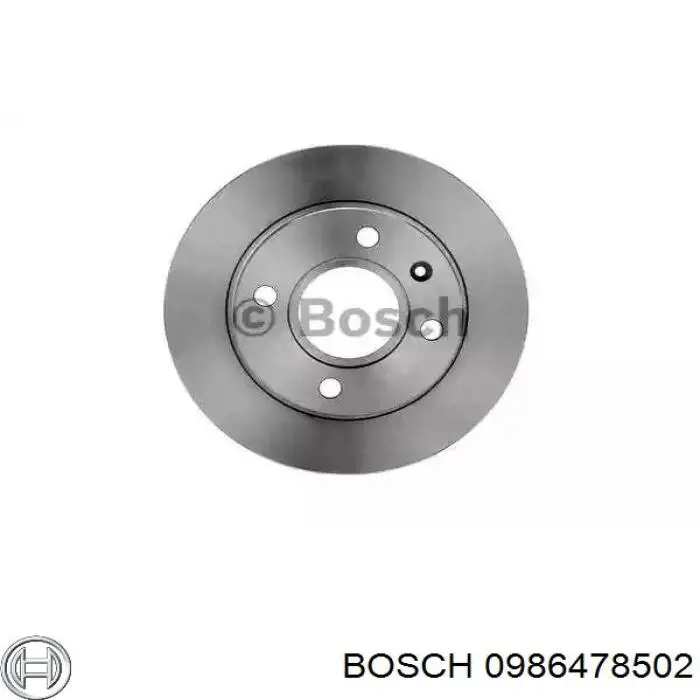 0 986 478 502 Bosch диск тормозной передний
