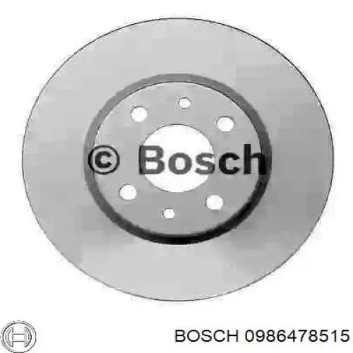 0986478515 Bosch диск тормозной передний