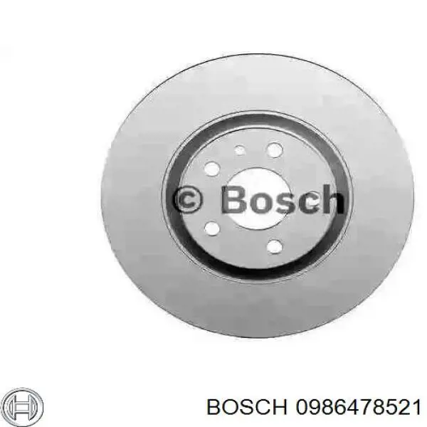 0986478521 Bosch диск тормозной передний