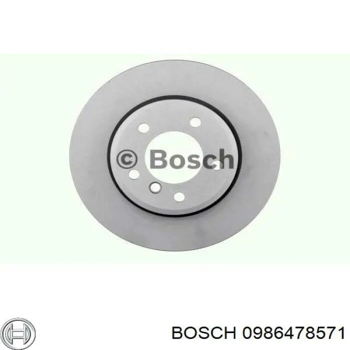 0986478571 Bosch диск тормозной передний