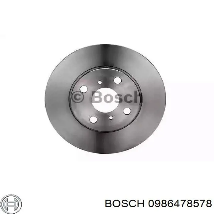 Передние тормозные диски 0986478578 Bosch