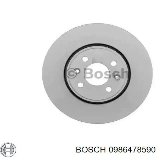0986478590 Bosch диск тормозной передний