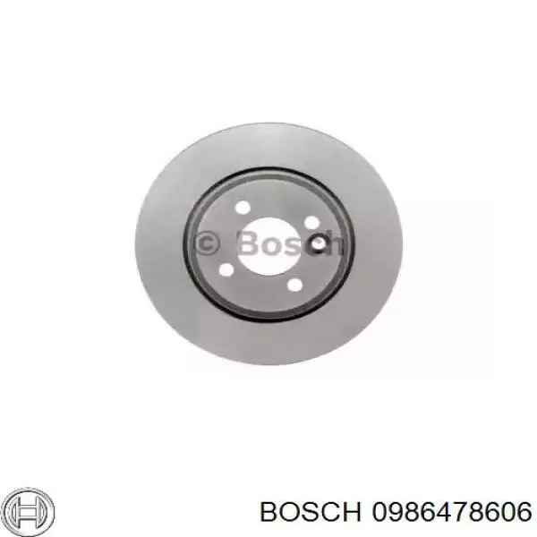 Freno de disco delantero 0986478606 Bosch