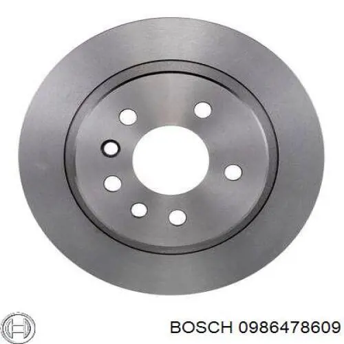 Тормозные диски 0986478609 Bosch