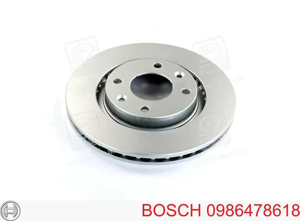 0 986 478 618 Bosch диск тормозной передний