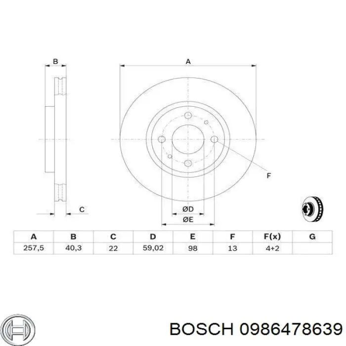 0986478639 Bosch