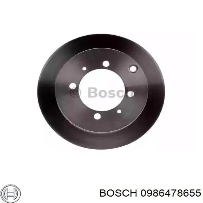 0 986 478 655 Bosch диск тормозной задний