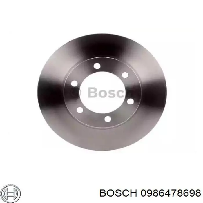 0986478698 Bosch диск тормозной передний