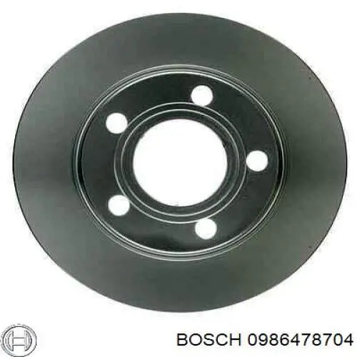 0986478704 Bosch тормозные диски