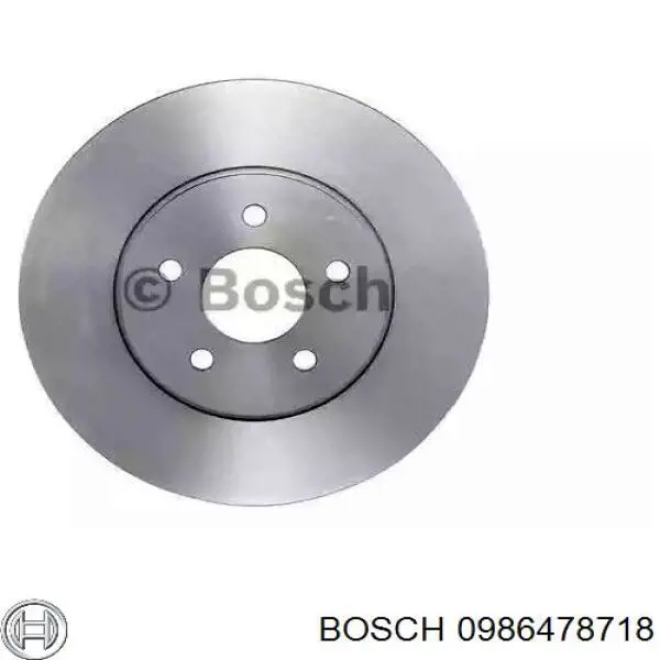 0986478718 Bosch диск тормозной передний