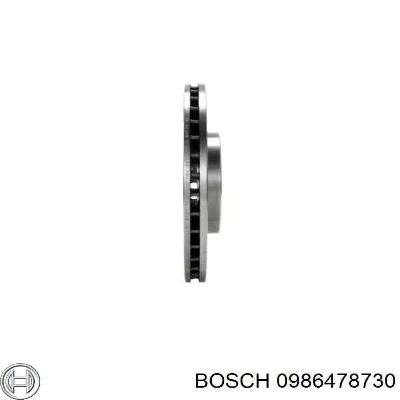 0 986 478 730 Bosch диск тормозной передний