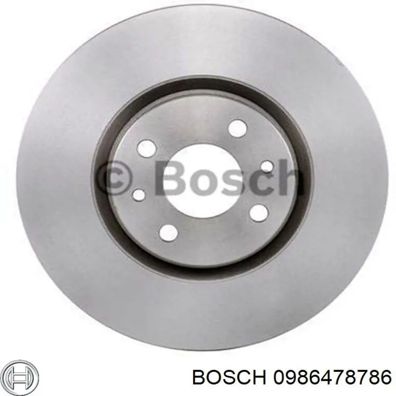 Передние тормозные диски 0986478786 Bosch