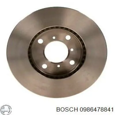 Freno de disco delantero 0986478841 Bosch