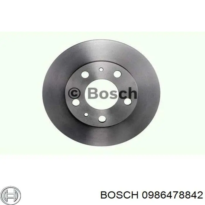 Передние тормозные диски 0986478842 Bosch