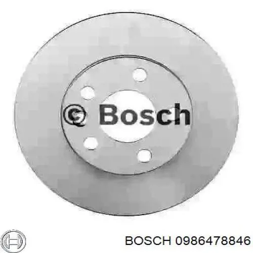 0986478846 Bosch диск тормозной передний