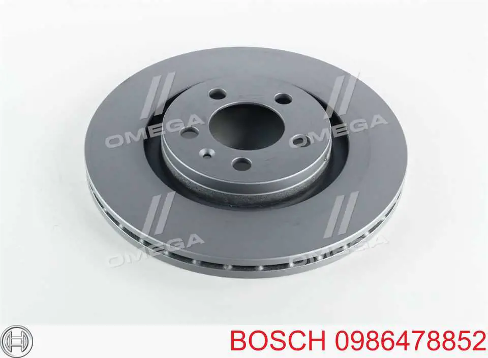 0986478852 Bosch диск тормозной передний