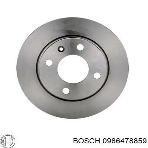 0986478859 Bosch диск тормозной передний
