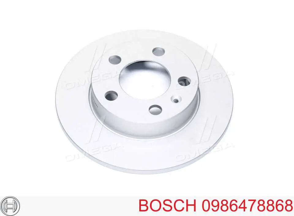 0986478868 Bosch диск тормозной задний