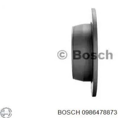 0986478873 Bosch диск тормозной задний