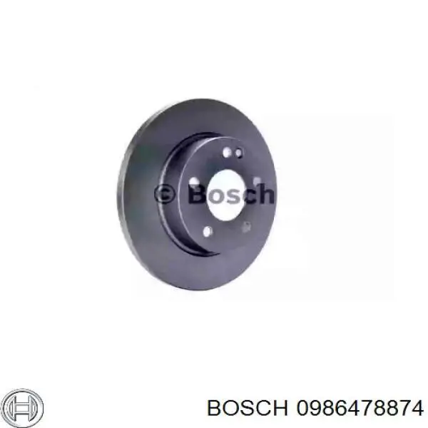 0986478874 Bosch диск тормозной передний