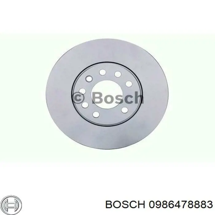 0 986 478 883 Bosch диск тормозной передний