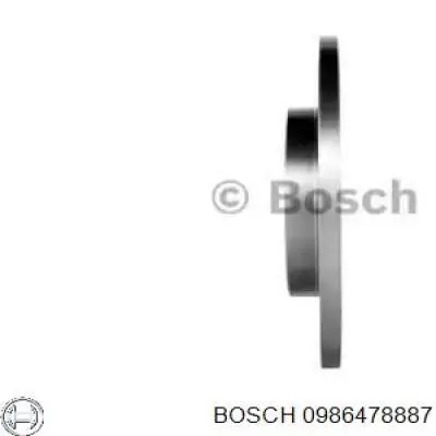 0 986 478 887 Bosch диск тормозной передний