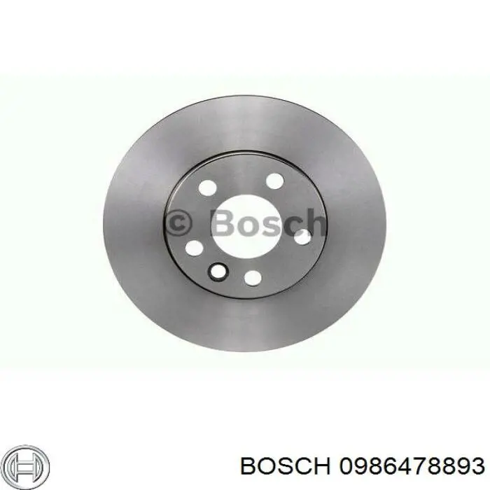 0986478893 Bosch диск тормозной передний