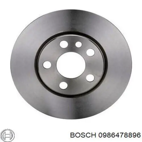 Передние тормозные диски 0986478896 Bosch