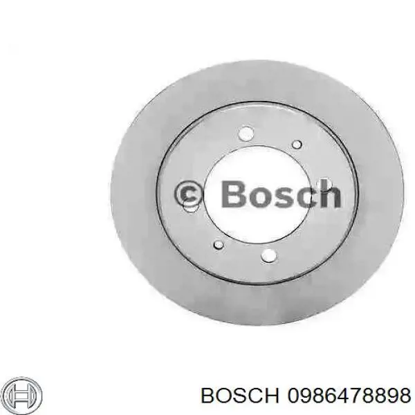 Тормозные диски 0986478898 Bosch