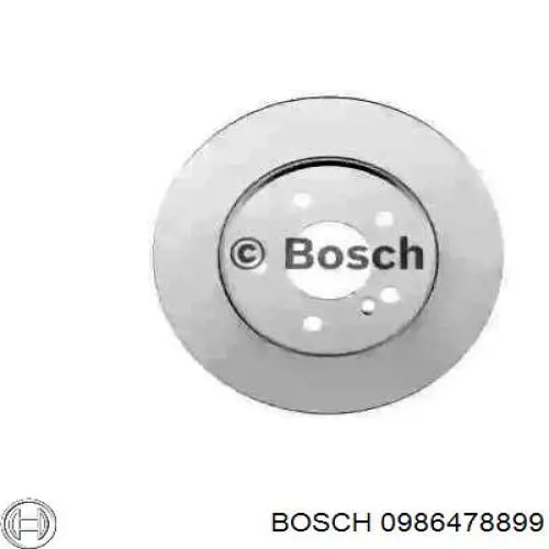 0986478899 Bosch диск тормозной задний