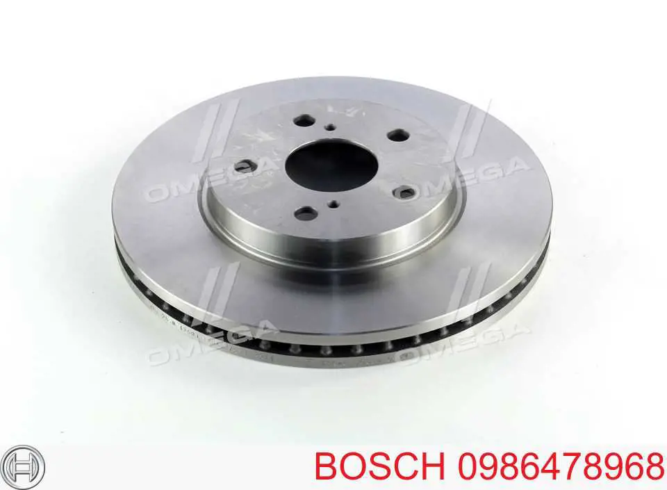 0986478968 Bosch диск тормозной передний