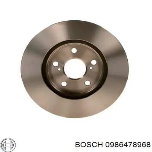 Передние тормозные диски 0986478968 Bosch