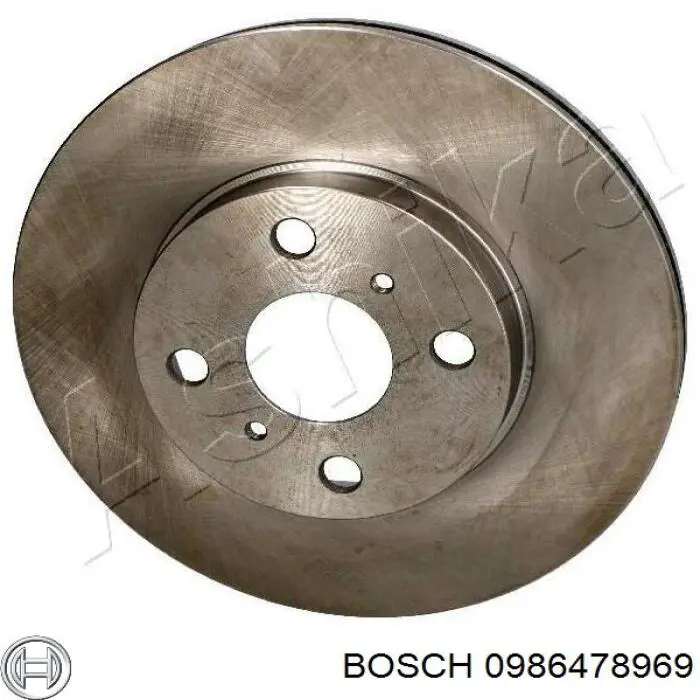 Передние тормозные диски 0986478969 Bosch